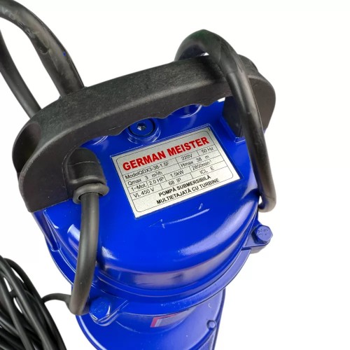Pompa submersibila cu turbina GERMAN MEISTER QDX3-38-1.5F