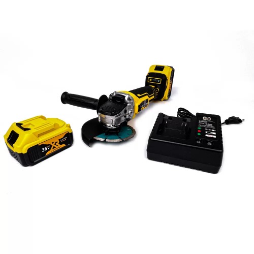 Flex German Meister cu 2 Acumulatori 36V,5Ah disc 100/115/125 mm si cutie transport+disc