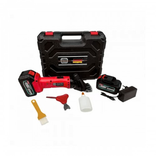 Foafecă de Tuns Oi German Meister, 128V, 8Ah, 500W, cu 2 Acumulatori și Accesorii